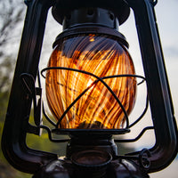 DIETZ・FEUERHAND etc オイルランタン交換用ホヤ 淙淙 黒柿