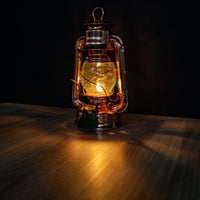 DIETZ・FEUERHAND etc オイルランタン交換用ホヤ 古色 琥珀