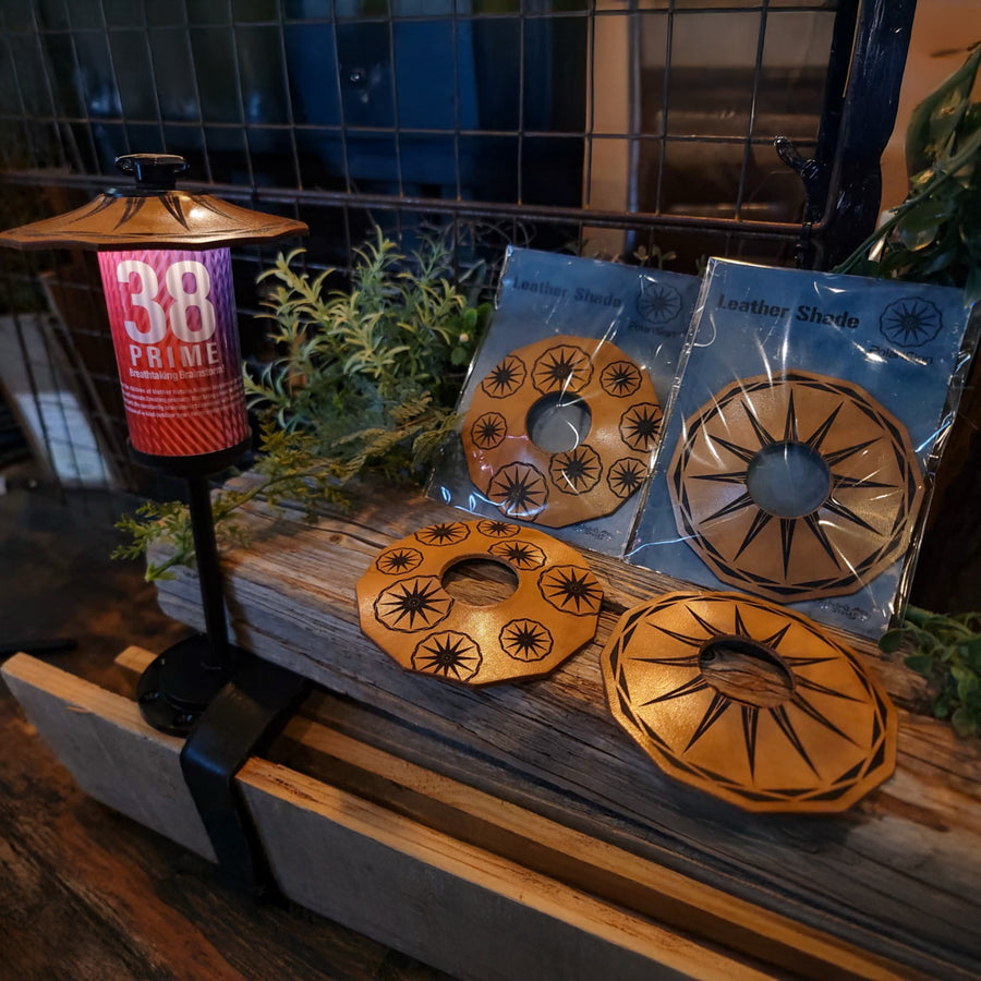 38explore 38灯 38-kT MIYABI ミヤビ レザーシェード　 38エクスプローラー用レザーシェード