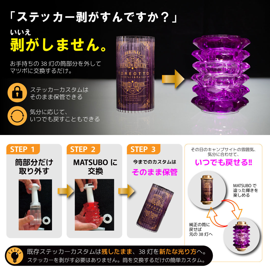 送料無料】MATSUBO（マツボ）38explore 38灯 38-kT MIYABI（ミヤビ