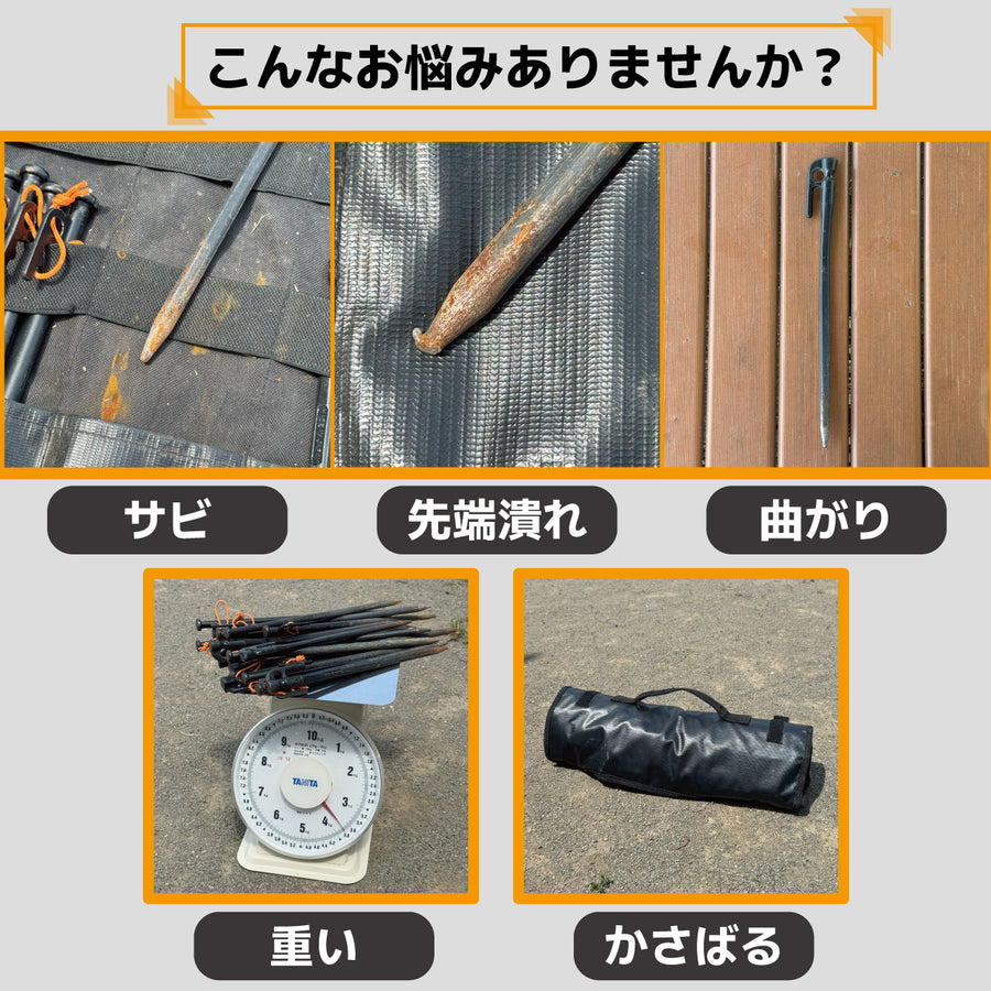 PolariSignオリジナルチタンペグ 30cm