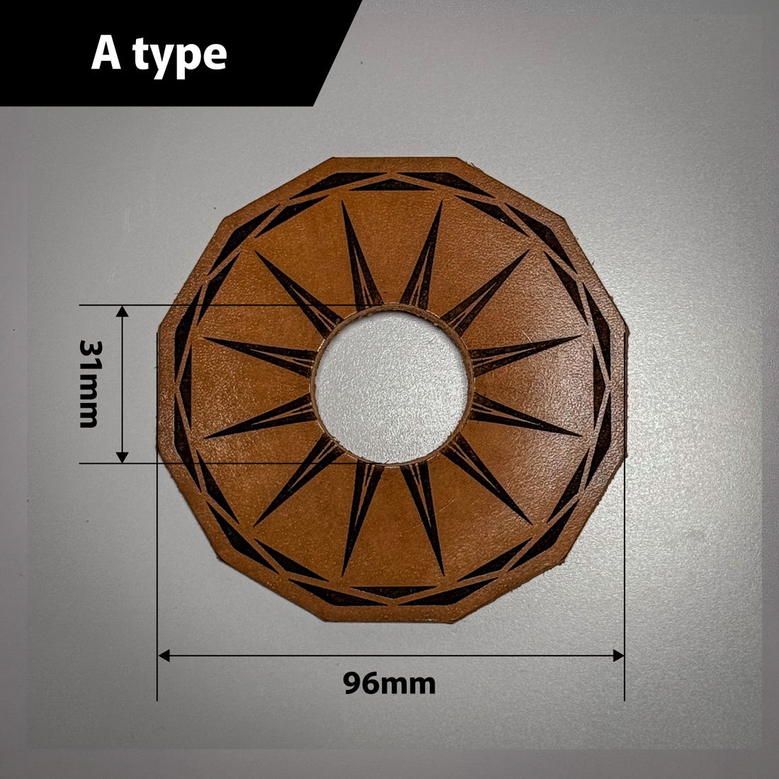 38explore 38灯 38-kT MIYABI ミヤビ レザーシェード　 38エクスプローラー用レザーシェード
