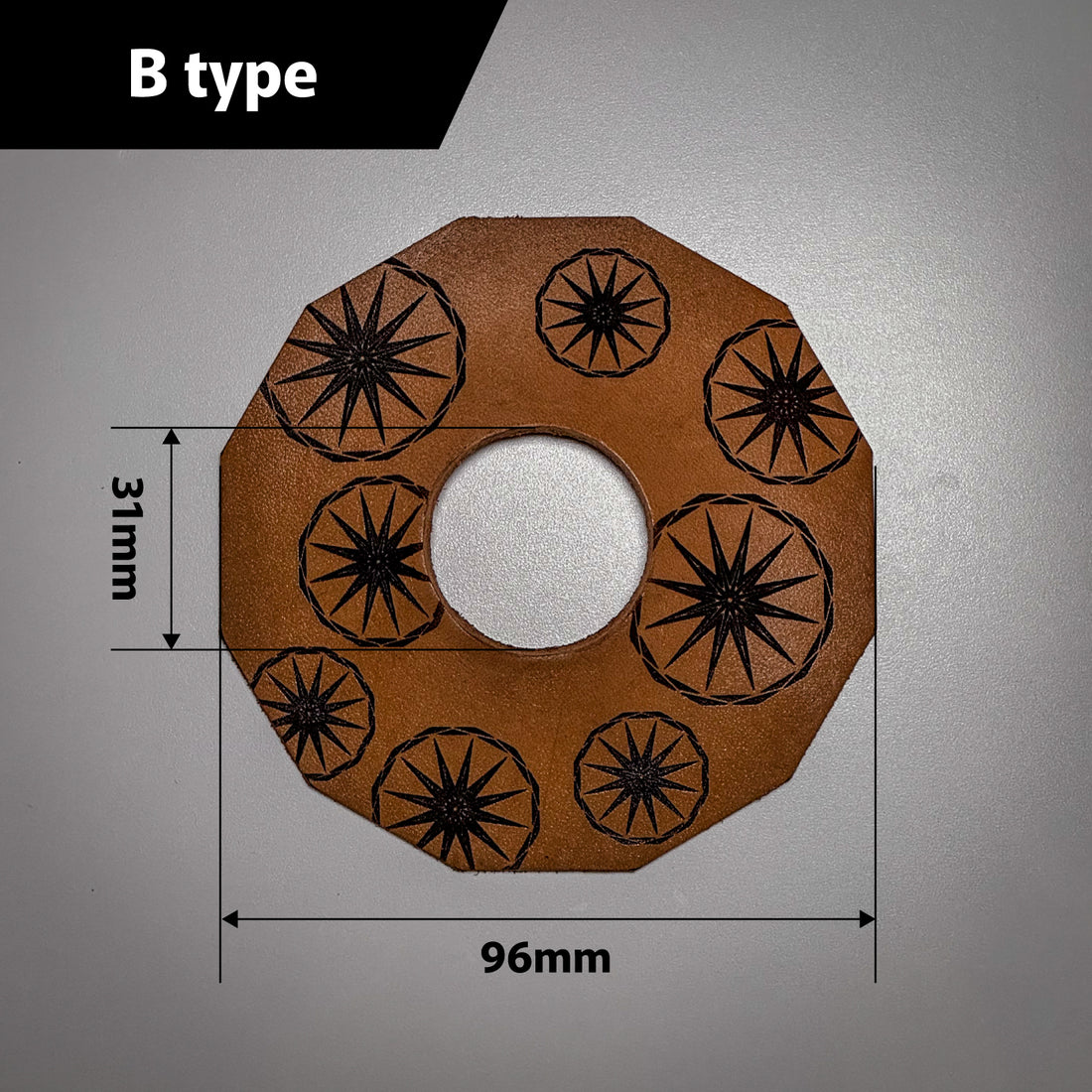 38explore 38灯 38-kT MIYABI ミヤビ レザーシェード　 38エクスプローラー用レザーシェード