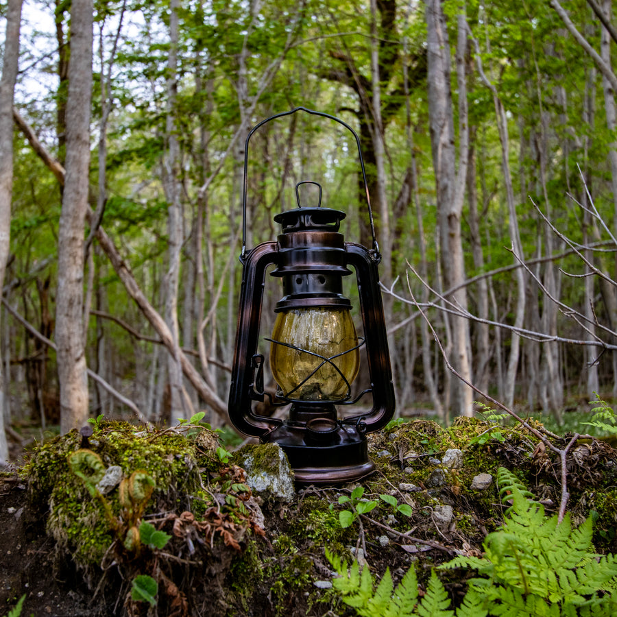 DIETZ・FEUERHAND etc オイルランタン交換用ホヤ　古色 琥珀