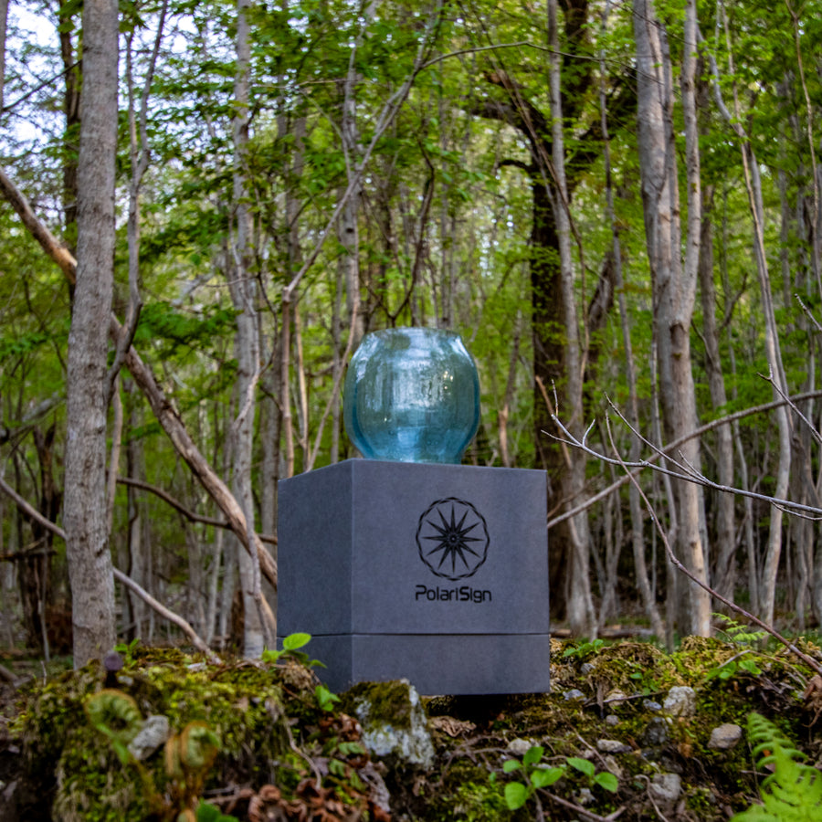 DIETZ・FEUERHAND etc オイルランタン交換用ホヤ　古色 薄氷