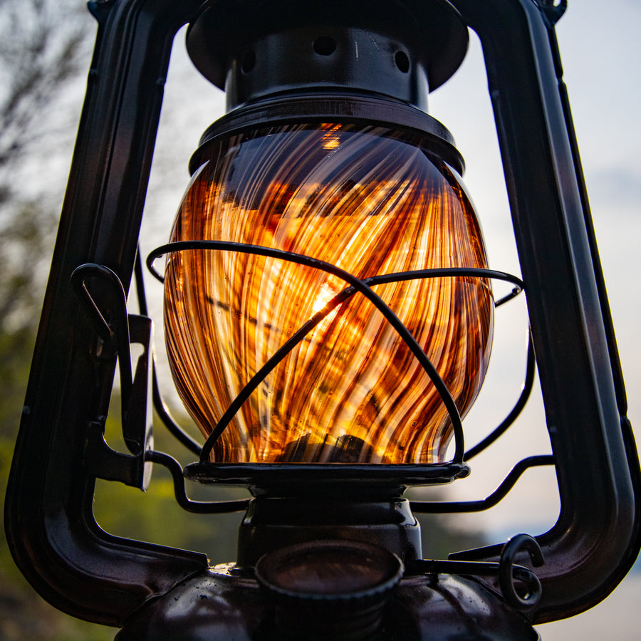 DIETZ・FEUERHAND etc オイルランタン交換用ホヤ　淙淙 黒柿