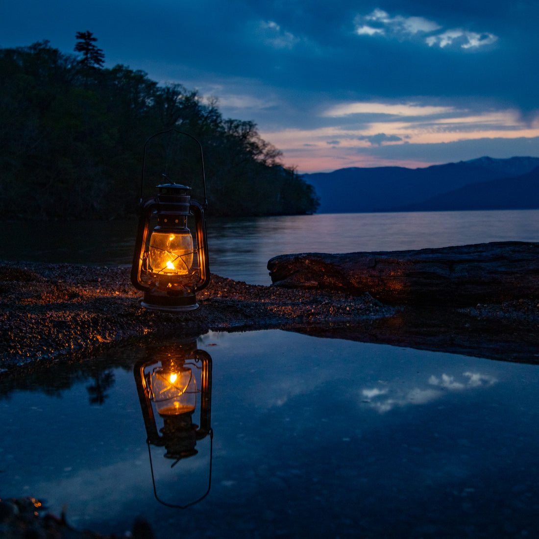 DIETZ・FEUERHAND etc オイルランタン交換用ホヤ　古色 薄氷