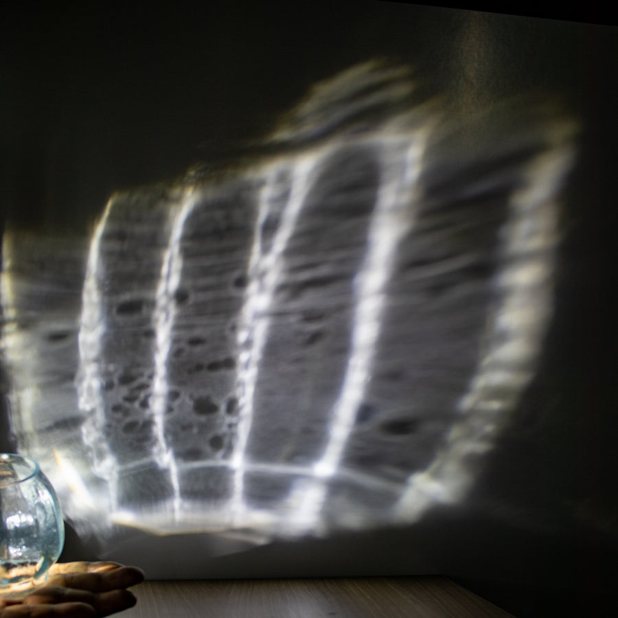 DIETZ・FEUERHAND etc オイルランタン交換用ホヤ　古色 薄氷