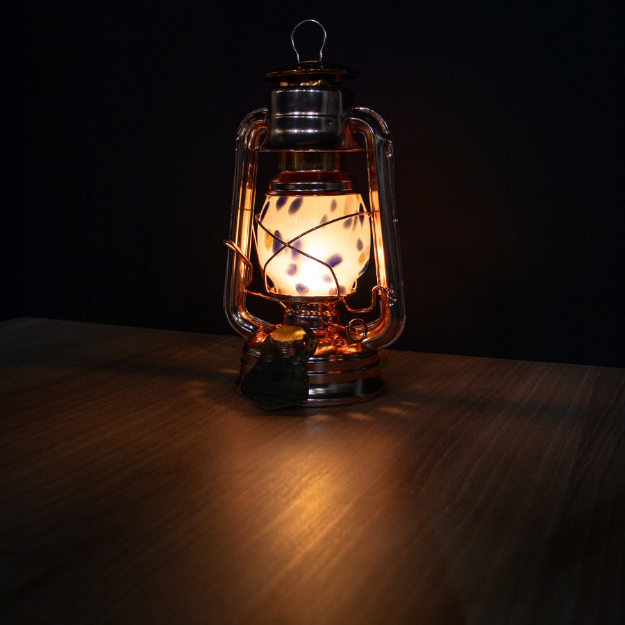 DIETZ・FEUERHAND etc オイルランタン交換用ホヤ　恋心 褐色