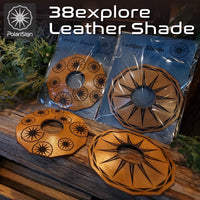 38explore 38灯 38-kT MIYABI ミヤビ レザーシェード　 38エクスプローラー用レザーシェード